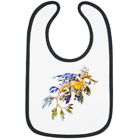 Dragon Pet Ocean Lovers Leafy Sea dragon Seahorse Marine Life Bibs