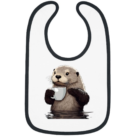 Coffee Fun Sea Otter Coffee Mug Bibs