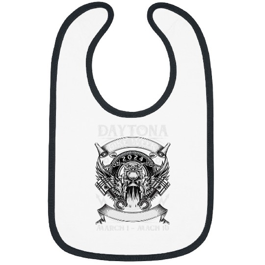 2024 DAYTONA BEACH BIKE WEEK CHECKERED FLAG DESIGN 1 Bibs