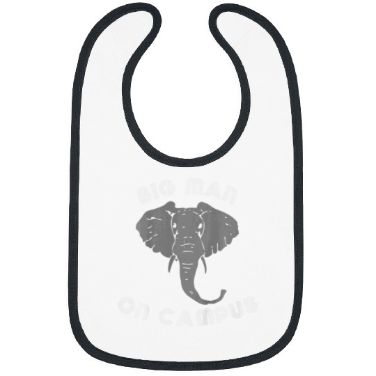 Elephant Pet Kids Big Man On Campus Elephant Kids Bibs