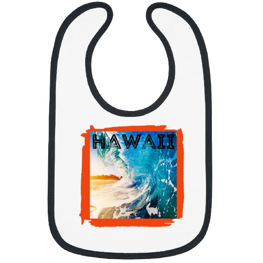 Coffee Fun Hawaii shore break wave surf coffee ocean sunset sunrise Bibs