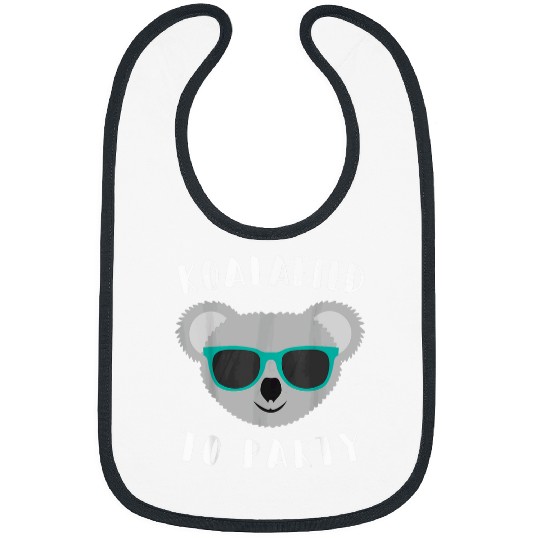 Koala Pet to Party Animal Pun Cute and Funny Koala Bibs