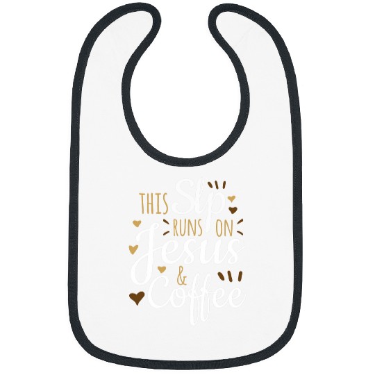 Coffee Fun Jesus Coffee SLP Gift Funny Speech Language Pathologist Bibs