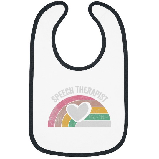 Retro vintages Speech Therapis Speech Pathology Gift Bibs