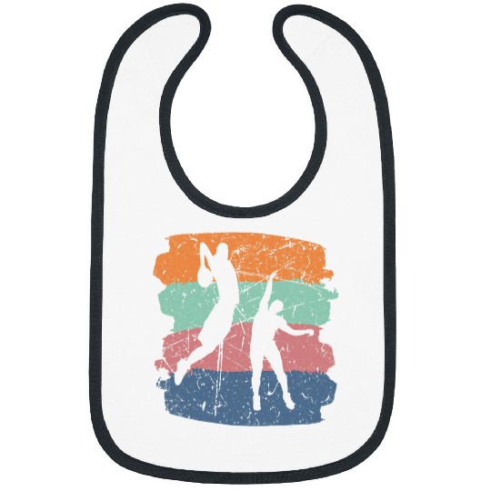 I love Basketball Cool Retro Basketball Stuff Men Player Bibs