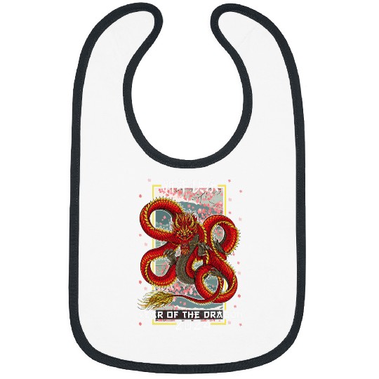 Dragon Pet Art for Chinese Lunar New Year Party Bibs