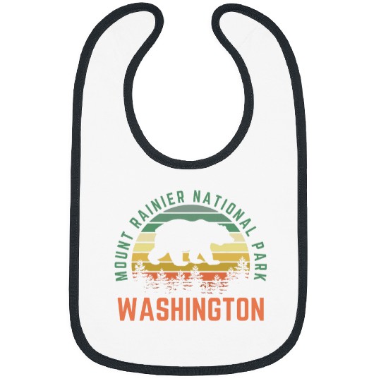 Bear Pet Mount Rainier National Park Washington Bear Nature Outdoors Bibs