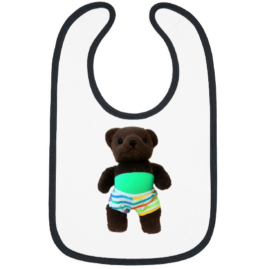 Bear Pet Funny swim Trunks with this Teddy Bear Outfit 1 Bibs