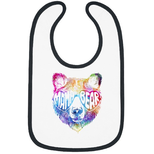 Bear Pet Mothers Day s Mama Bear Watercolor Mama Bear Sunglasses Bibs