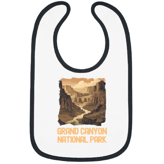 Grand Canyon Adventure Hiking Nature Lover Print 27 Bibs
