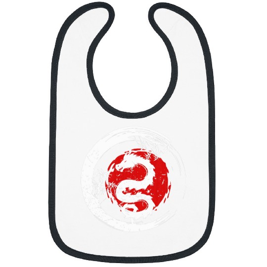 Dragon Pet Japanese Dragon Zen Circle Japan Zen Circle Bibs