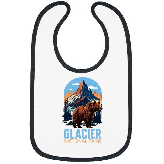 Glacier National Park Montana Grizzly Bear Bibs