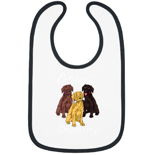 Labrador Retriever Diversity Gift Yellow Lab Gift Bibs