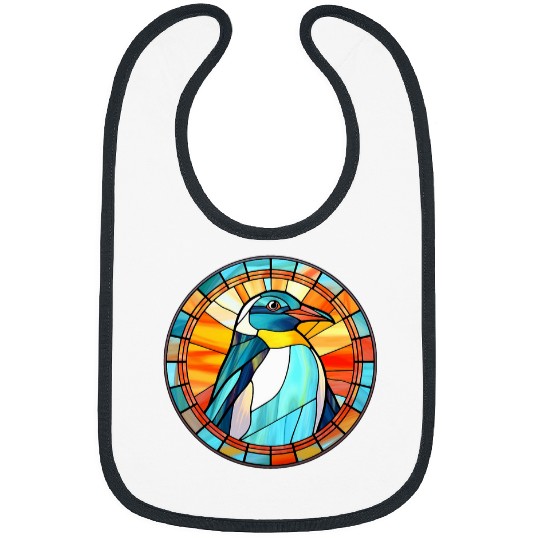 Penguin Pet Cute Stained Glass Penguin Stained Glass Penguin Bibs