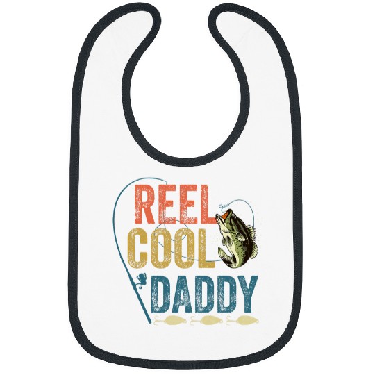 Fishing dad love Fell cool Daddy Papa Fishing Bibs