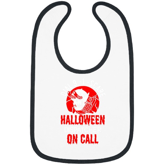 Halloween 911 Police Emergency Dispatcher Operator Responder 4 Bibs