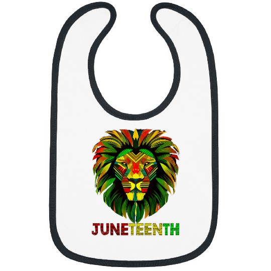 Lion Pet JUNETEENTH Lion Black History King Freeish African American Bibs