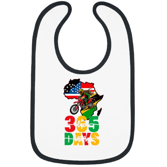365 days of black history Rasta Dirt bike African American Bibs
