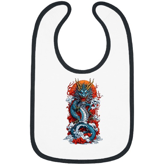 Dragon Pet Japanese Dragon Legend Bibs