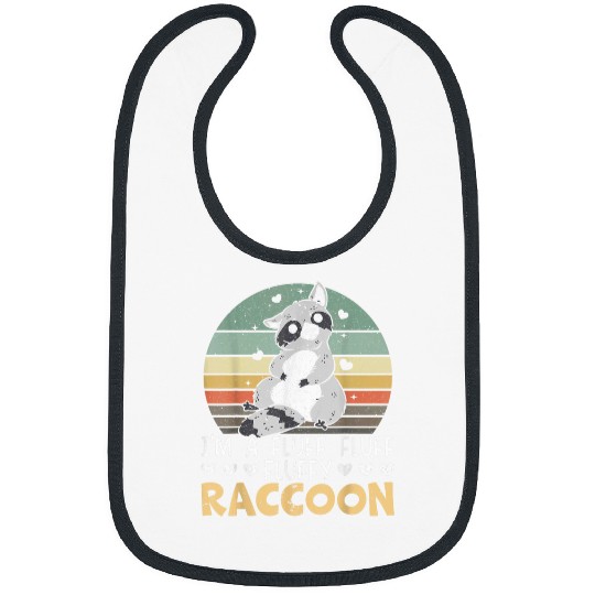 Raccoon Pet Trash Panda Retro Racoon Animal Bibs