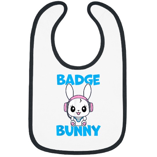 911 Radio Dispatch Police Dispatcher Badge Bunny Bibs