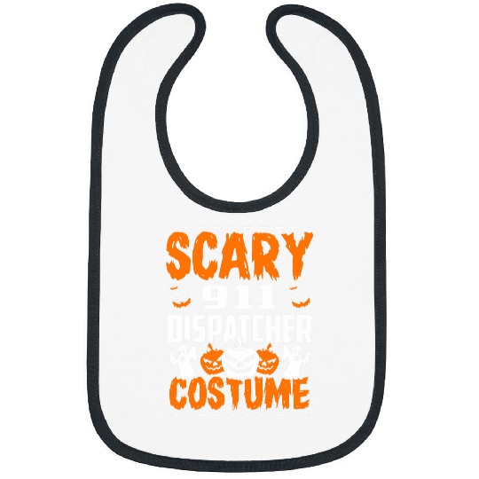 911 Police Dispatcher Halloween Costume for Thin Gold Line Bibs