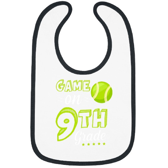 Game On 9th grade tennis First Day Of School 9th grade funny Bibs