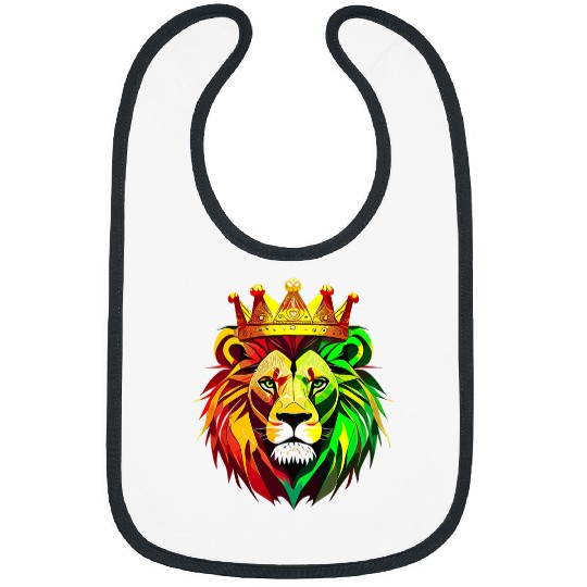 Lion Pet Juneteenth Lion Celebrate Black Freedom 1865 History Month Bibs