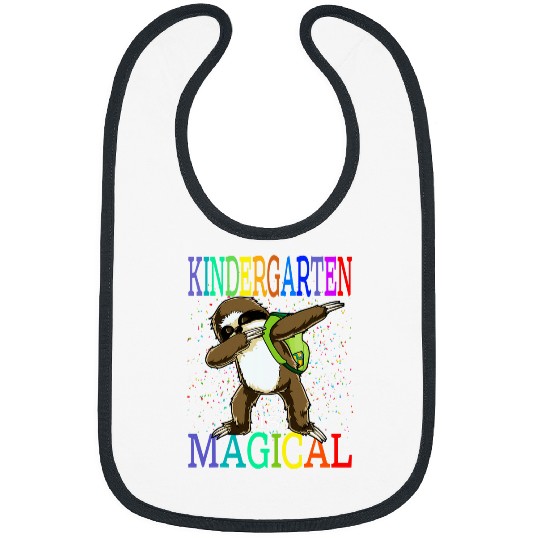 Sloth Pet Kindergarten Is Magical Sloth Back To School Bibs