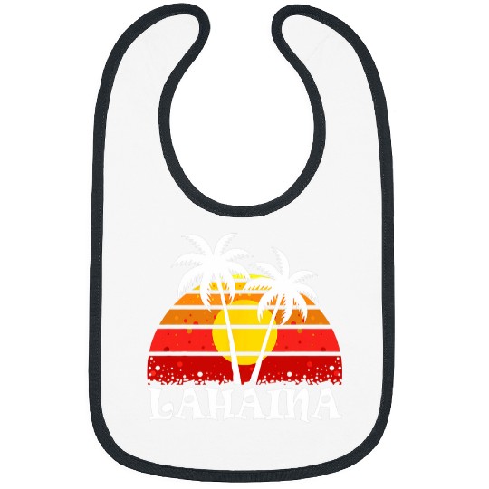 Funny Hawaii Lahaina Maui vintages Hawaiian Islands Surf Bibs