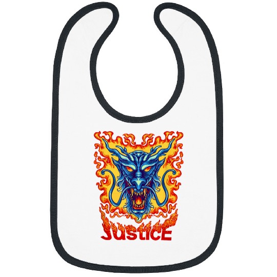 Dragon Pet Japanese Dragon Justice Sad Aesthetic Edgy Streetwear Bibs