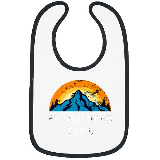 Appalachian trail hiking mountains men women retro vintage Bibs