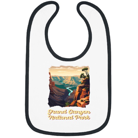 Grand Canyon Adventure Hiking Nature Lover Print 22 Bibs