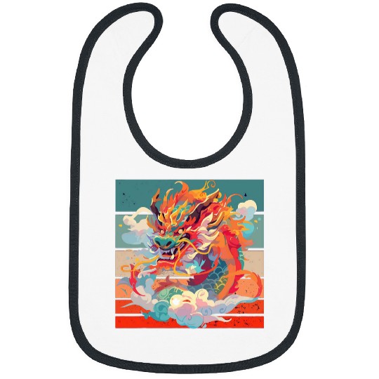 Dragon Pet Beautiful Chinese Lunar New Year Year of Dragon Zodiac Bibs