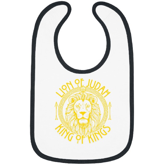 Lion Pet Hebrew Israelite YHWH Lion of Judah Yahweh Rastafarian Art 3 Bibs