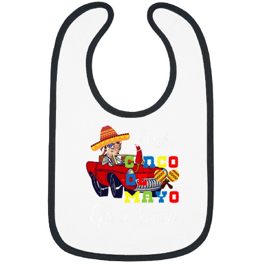 Beer Fun Cinco De Mayo 2024 Trump Tequila Mexican Beer Cinco de Mayo Bibs