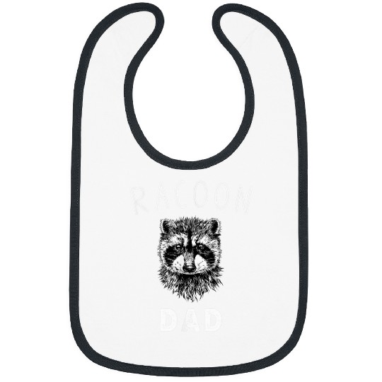 Raccoon Pet Dad Pet Animal Raccoon Papa Bibs