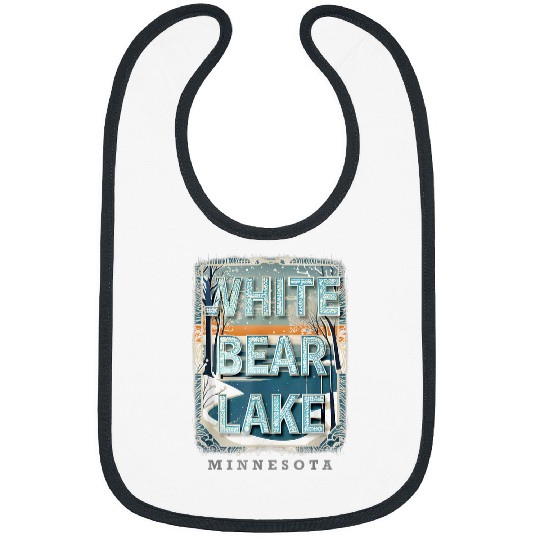 Bear Pet White Bear Lake Minnesota MN Winter Wonderland SD142 Bibs