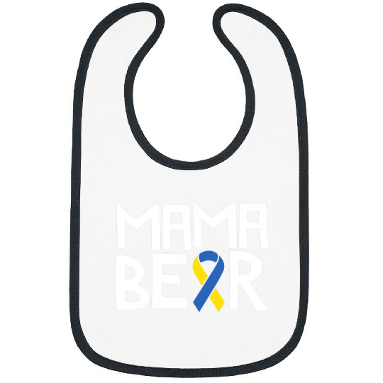 Bear Pet Mama Bear Down Syndromes Awareness Mom T21 Trisomy Bibs
