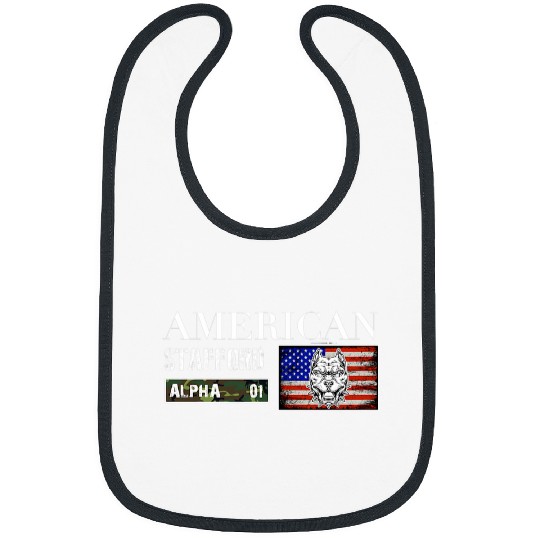 American Stafford Staff Bulldog Battle Dog Bibs