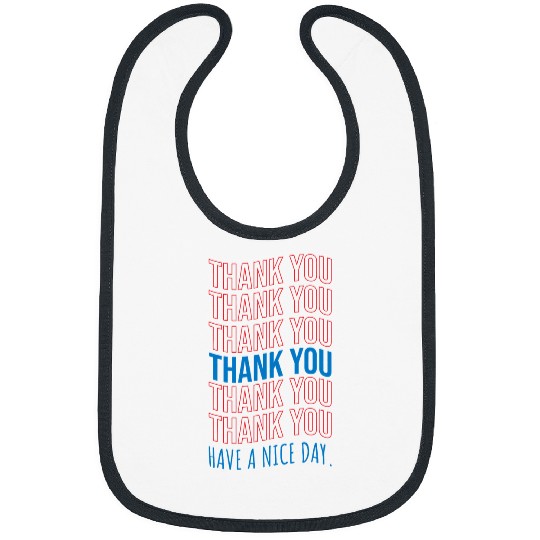 Bartender Job Thank you and have a nice day for Bartender Bibs