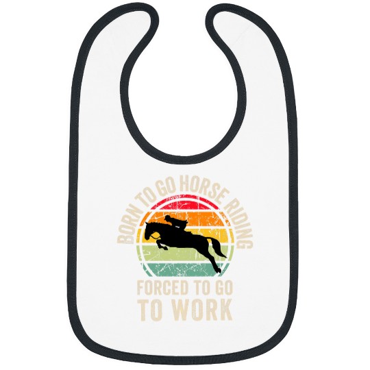 Cool Equestrianism Graphic Horse Racing Men Women Bibs
