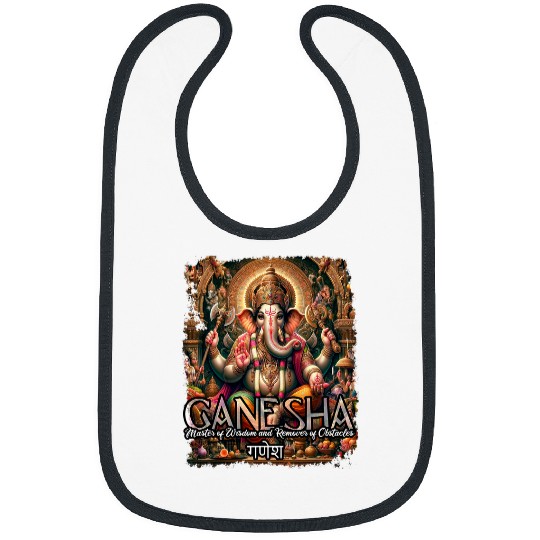 Elephant Pet Ganesha Elephant God Wisdom Fortune Hindu Mythology Bibs