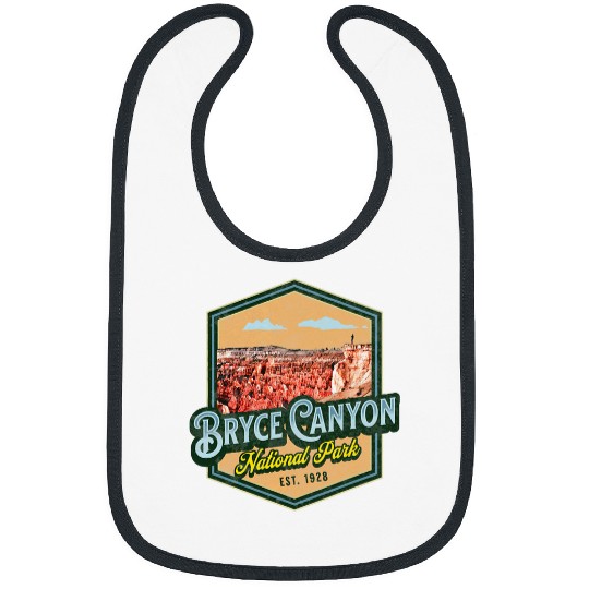 Bryce Canyon National Park Est 1928 Logo Emblem Utah Bibs