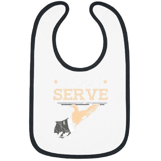 Im Here To Serve Bartender Waitress Bibs