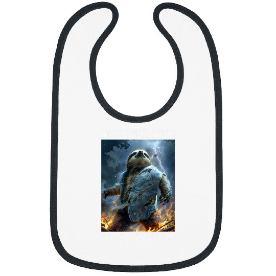 Sloth Pet Cringe Alpha wolfs Parody Hide Your Wife Funny Alpha Sloth Bibs