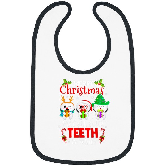 dentists Job Teeth White Dental Hygienist Funny Costume Pajama Family Bibs