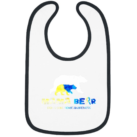 Bear Pet Mama Bear Down Syndromes Awareness Survivors Bibs