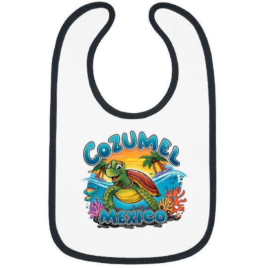 Turtle Pet Cozumel Mexico Vacation Sea Turtle Bibs