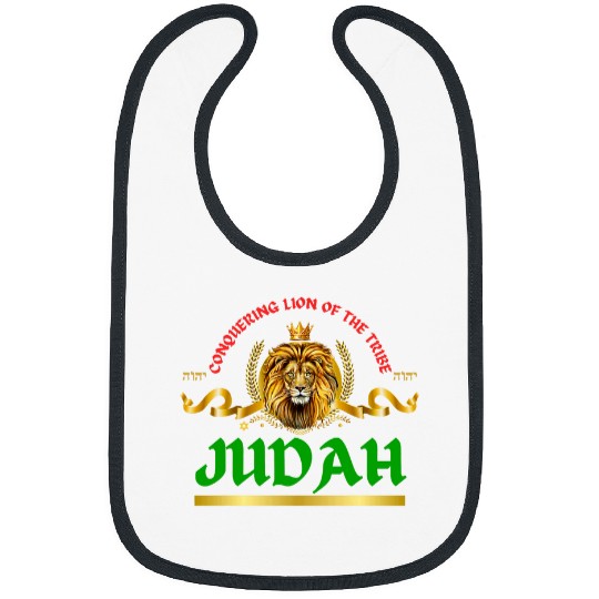 Lion Pet Hebrew Israelite YHWH Lion of Judah Yahweh Rastafarian Art 1 Bibs
